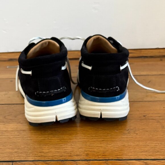 EasyMoc Mens Merrimack Boat Shoe | Black Suede | Size 9 - Picture 3 of 4